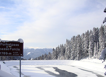 Passo Furcia in Winter